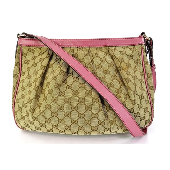 Gucci Pink and Brown Women's Bag - Picture 2 of 16